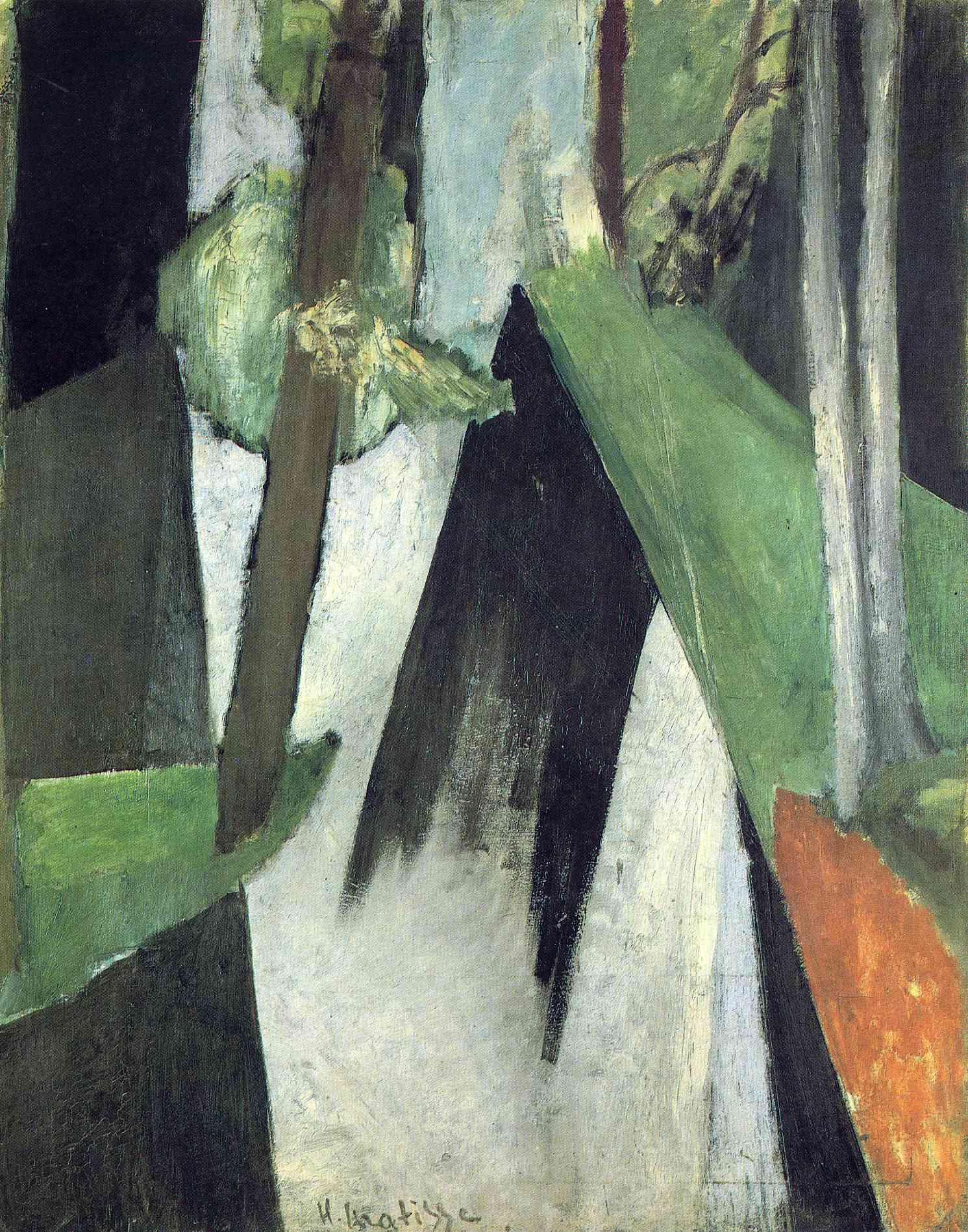 Henri Matisse - Shaft of Sunlight, the Woods of Trivaux 1917